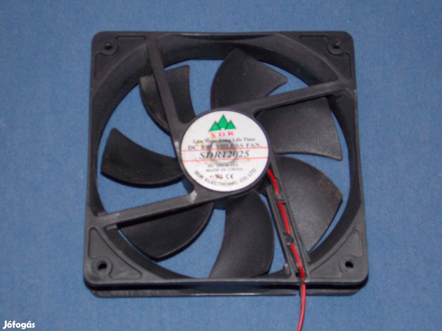 PC cooler, ház ventillátor, SDR-12025, 120 mm 12V