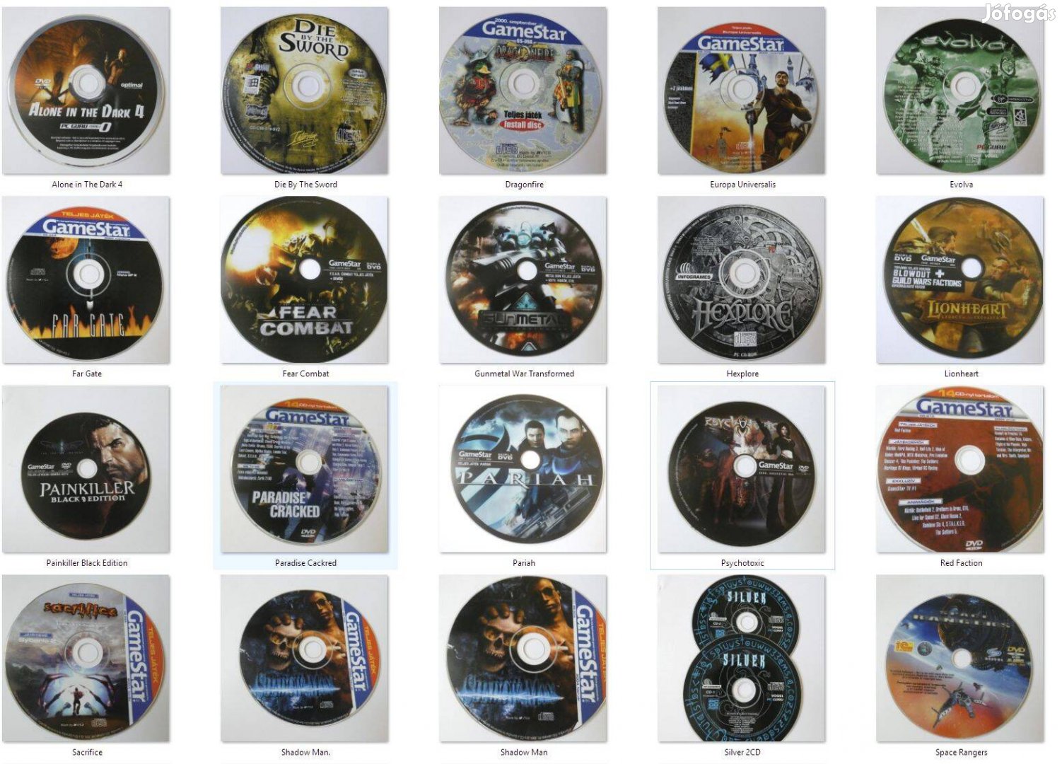 PC játékok eredeti gyári, 500Ftdb áron 1