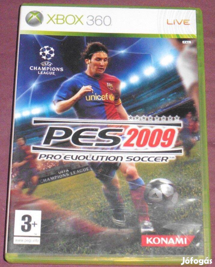PES 2009 (Pro Evolution Soccer 2009) Gyári Xbox 360 Játék akár féláron