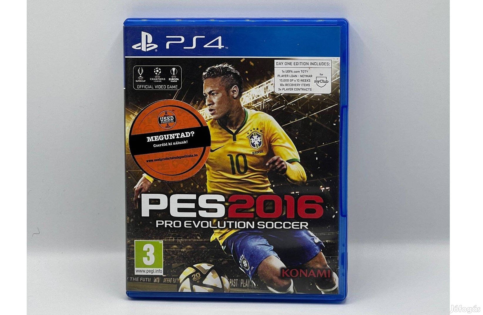 PES 2016 pro evolution soccer - PS4 játék, használt