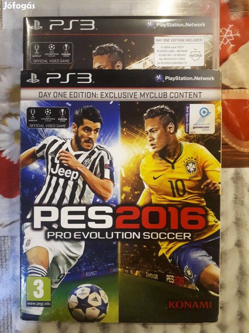 PES 2016 ps3 játék,eladó,csere is