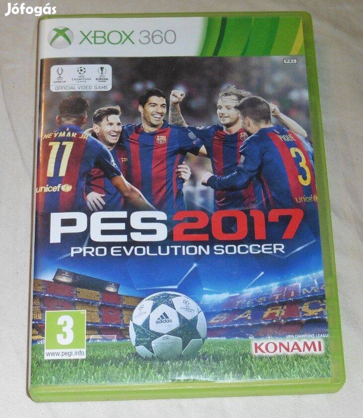 PES 2017 (Pro Evolution Soccer 2017) Gyári Xbox 360 Játék akár féláron