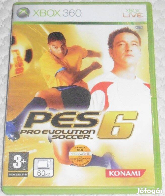 PES 6. (Pro Evolution Soccer 6.) Gyári Xbox 360 Játék akár féláron