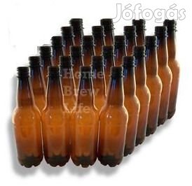 PET palack 1 Literes + kupak, arany színŰ (794)