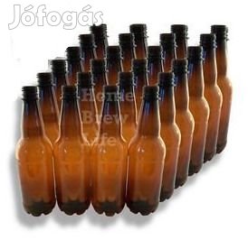 PET palack 1 Literes + kupak, arany színŰ (794)