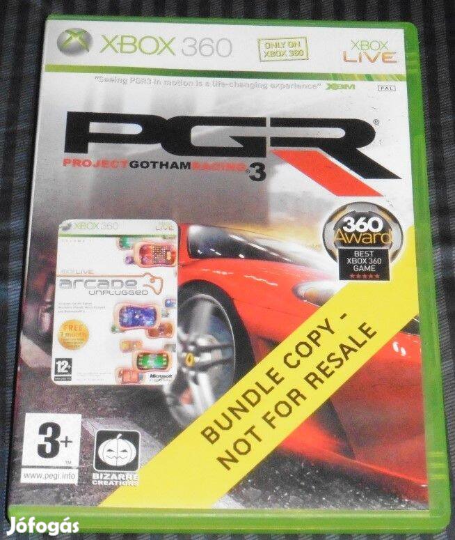 PGR 3. (Project Gotham Racing 3.) Gyári Xbox 360 Játék akár féláron