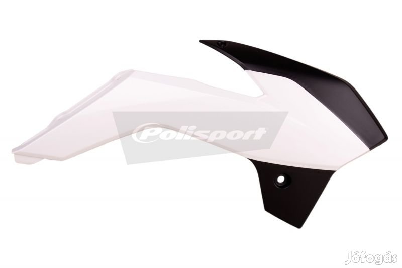 POLISPORT hűtővédők fekete/fehér KTM SX85-hez