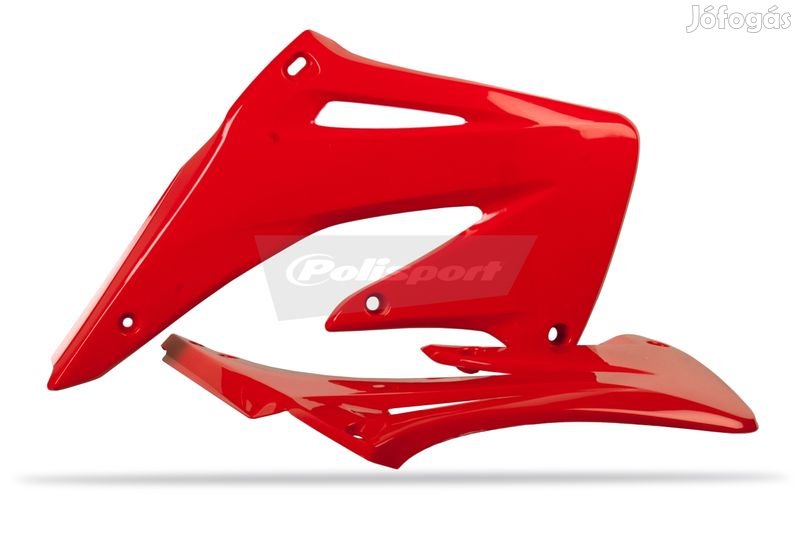 POLISPORT hűtővédők piros Honda CRF450R-hez