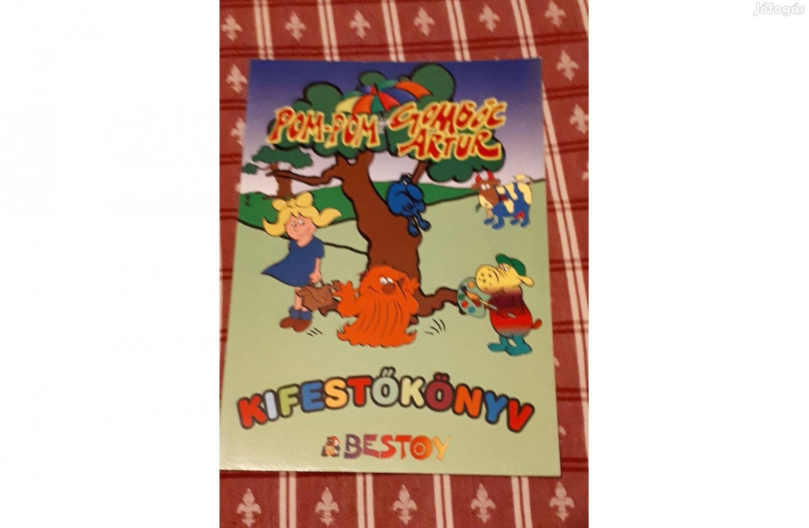 POM-POM Gombóc Artúr kifestőkönyv, új