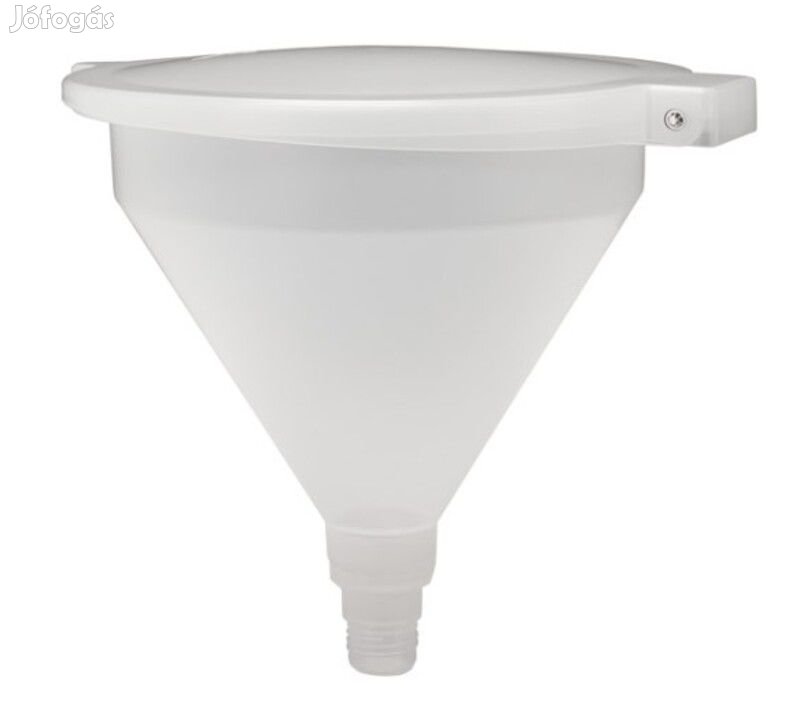 PRESSOL tölcsér  424mm - Fehér fedéllel