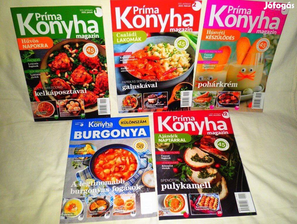 PRIMA konyha magazinok 5db