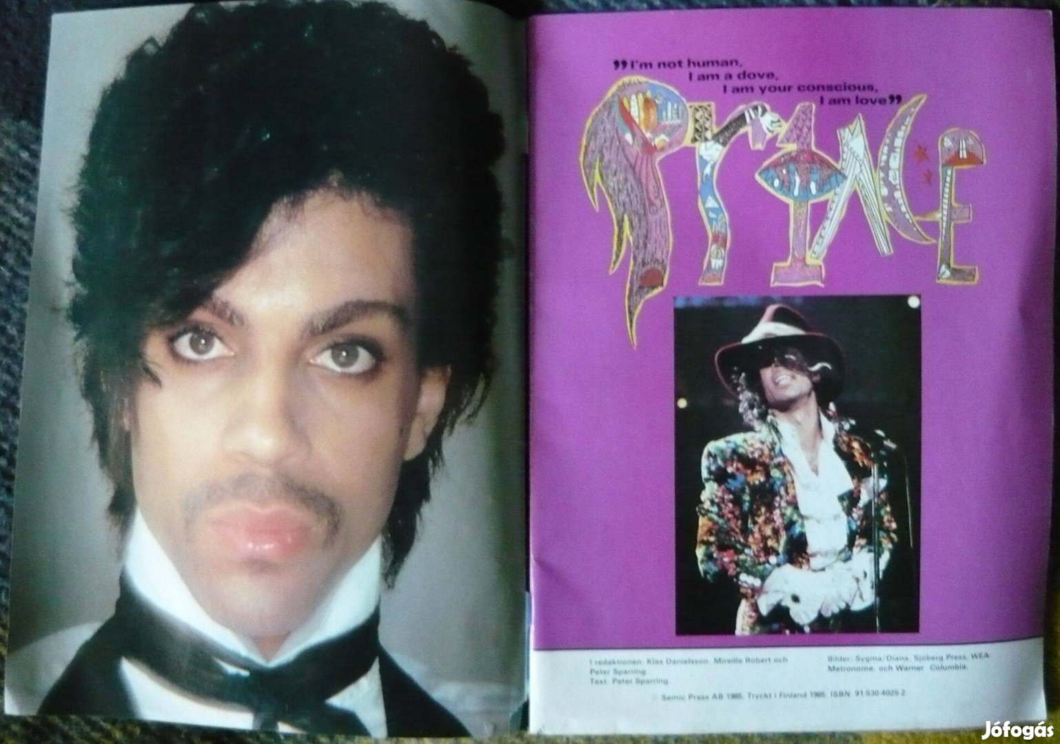 PRINCE posztermagazin (1985, finn)