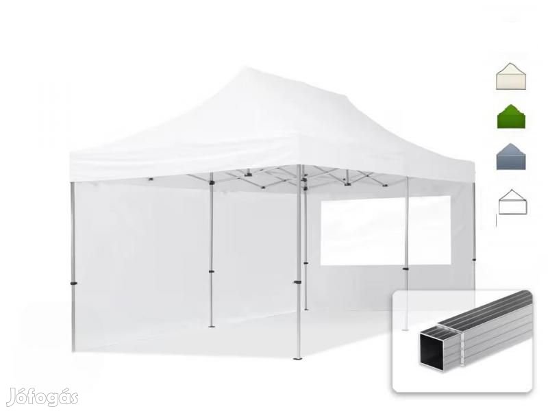 PROFI pop-up összecsukható pavilon rendezvénysátor 3x6m ponyva PVC