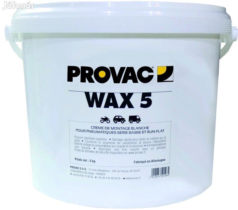 PROVAC Gumiabroncs szerelőpaszta Fehér - 1x5kg