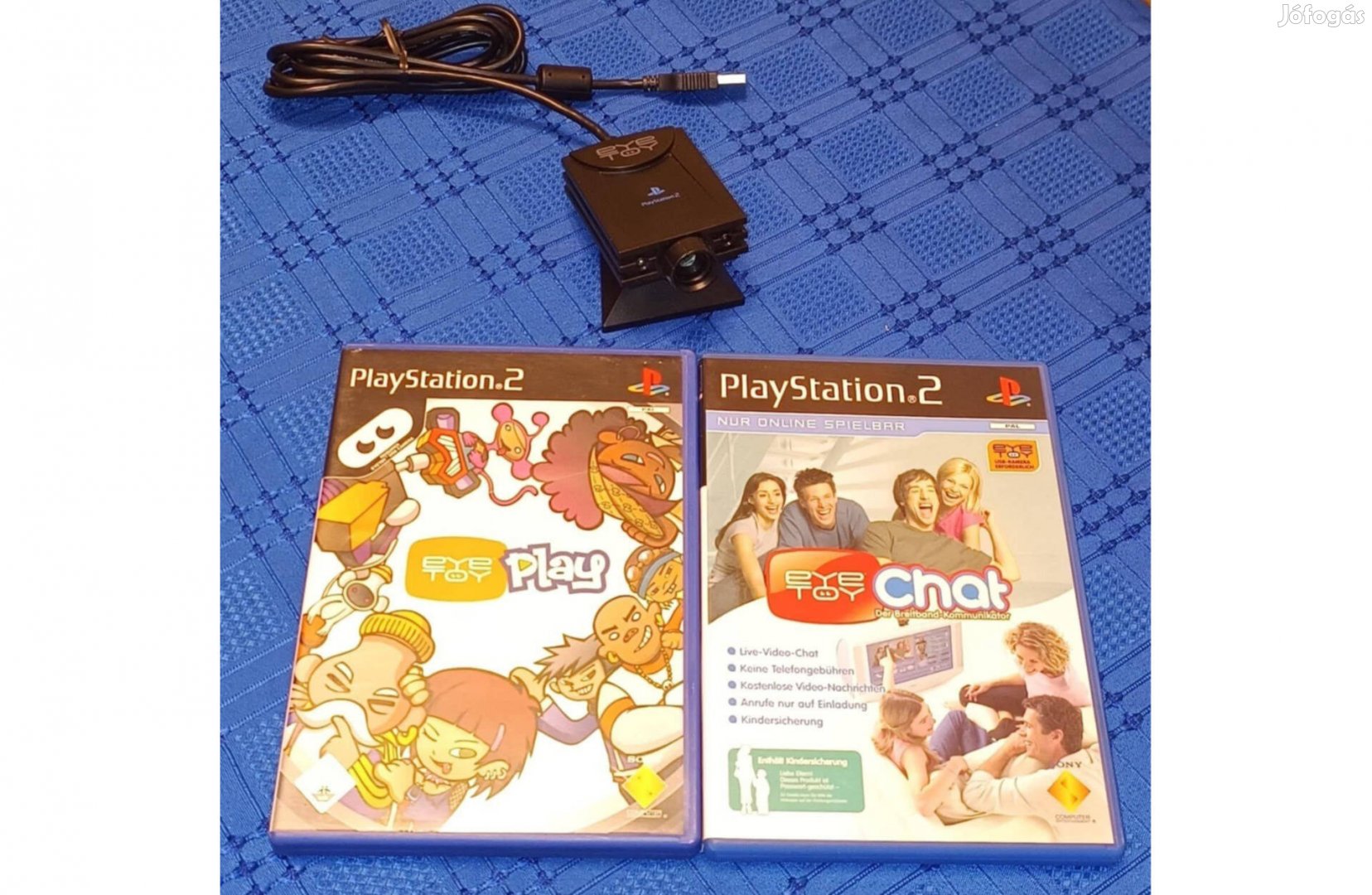 PS2 Eyetoy Kamera Eyetoy Play játék Eyetoy Chat