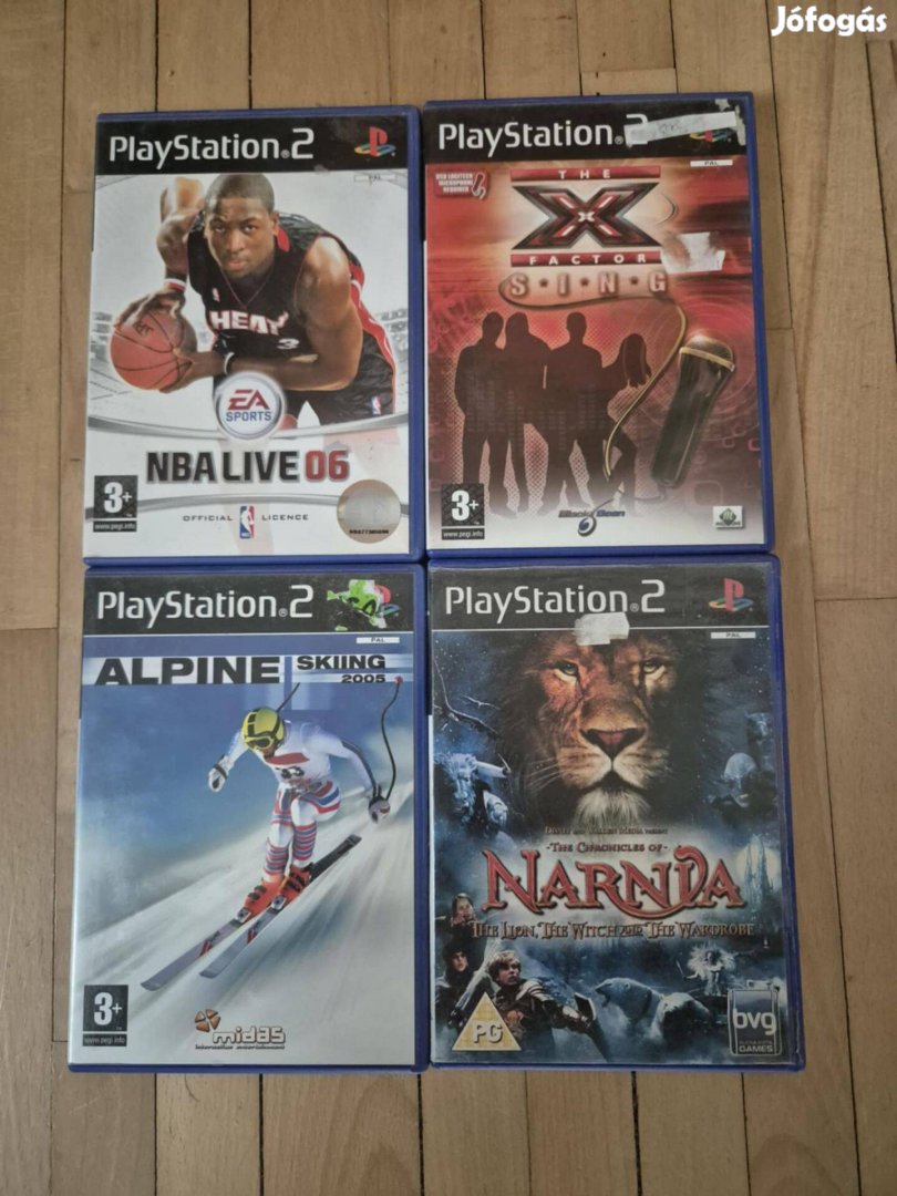 PS2 NBA Live 06 Narnia Alpine Skiing X Factor játékok egyben