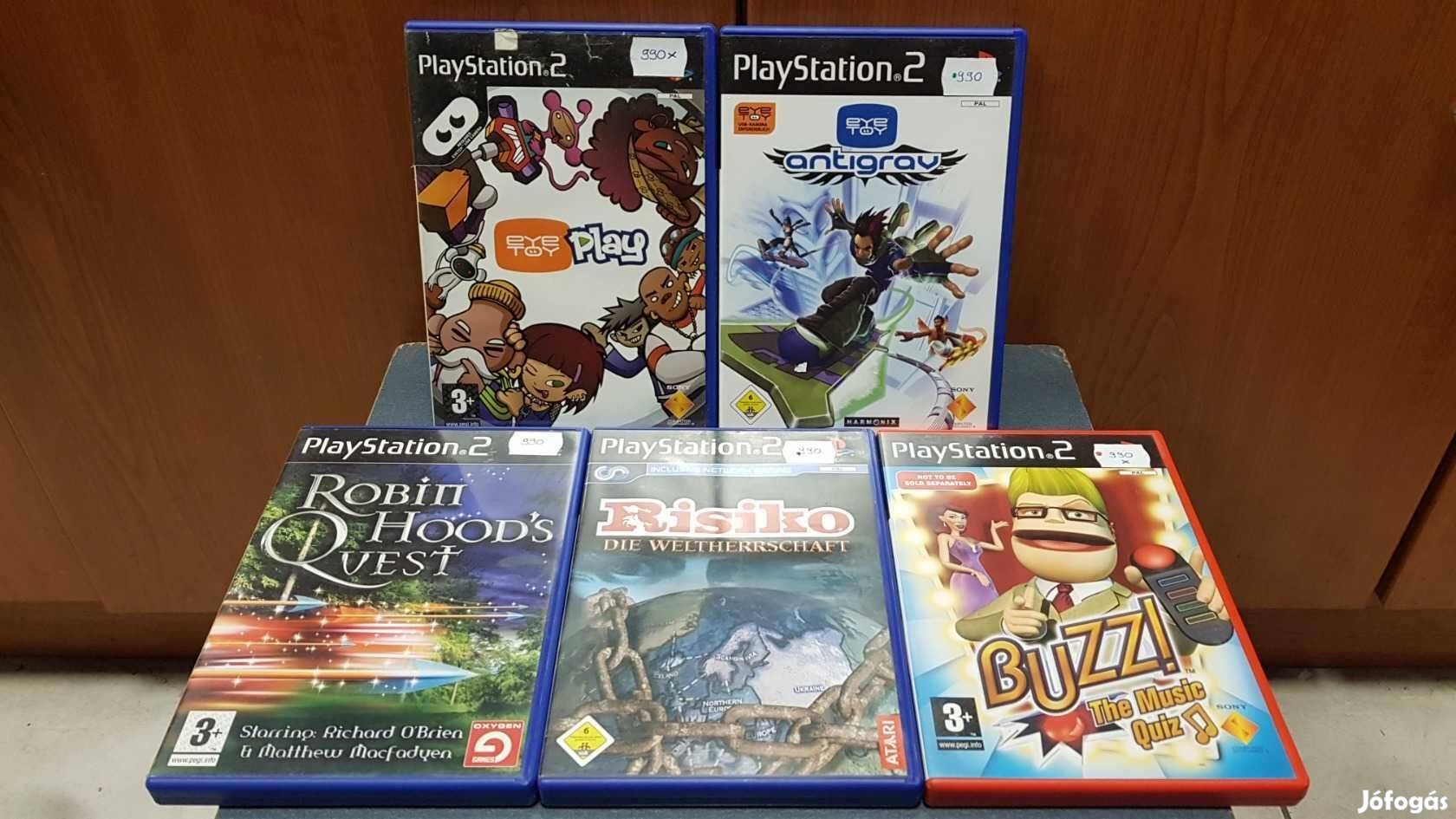 PS2 Playstation 2 többféle játék lemez 990-ért !