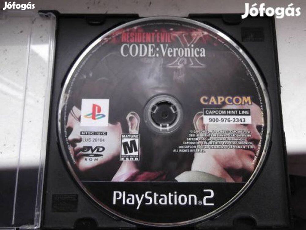 PS2 Resident Evil Code veronica X NTSC DVD