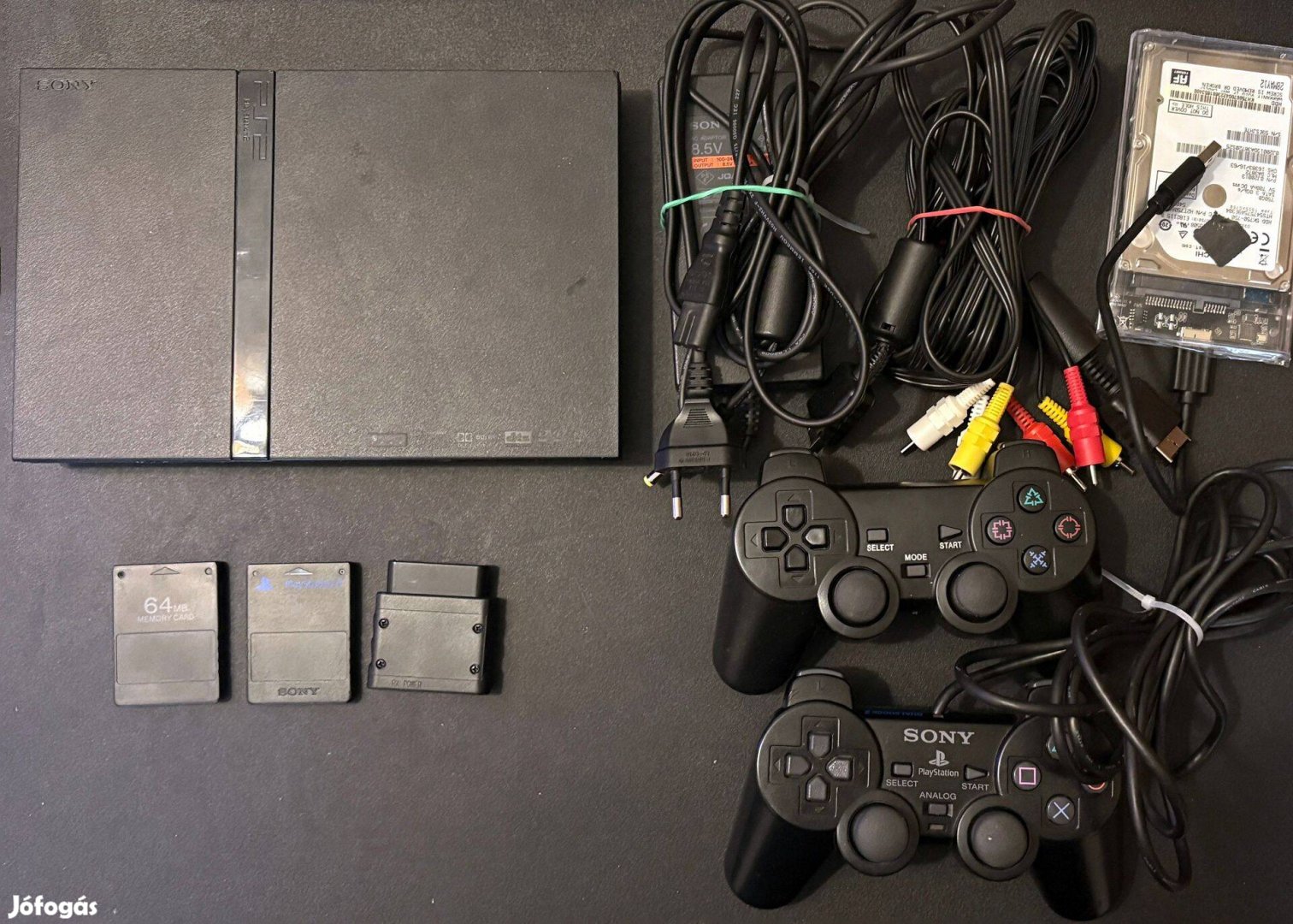 PS2 Slim + 750GB HDD