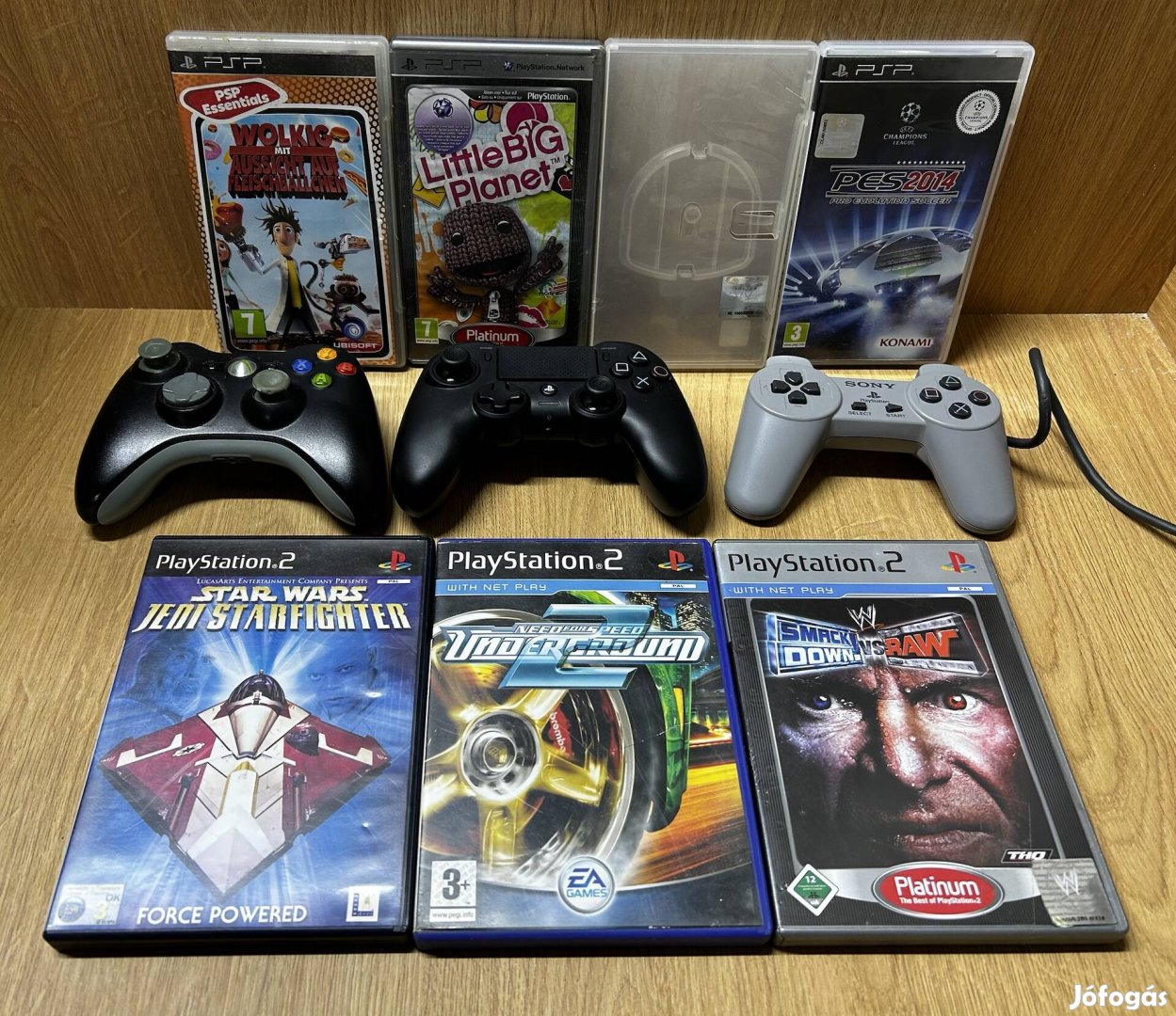 PS2, PSP tokok, hibás/ hiányos kontrollerek