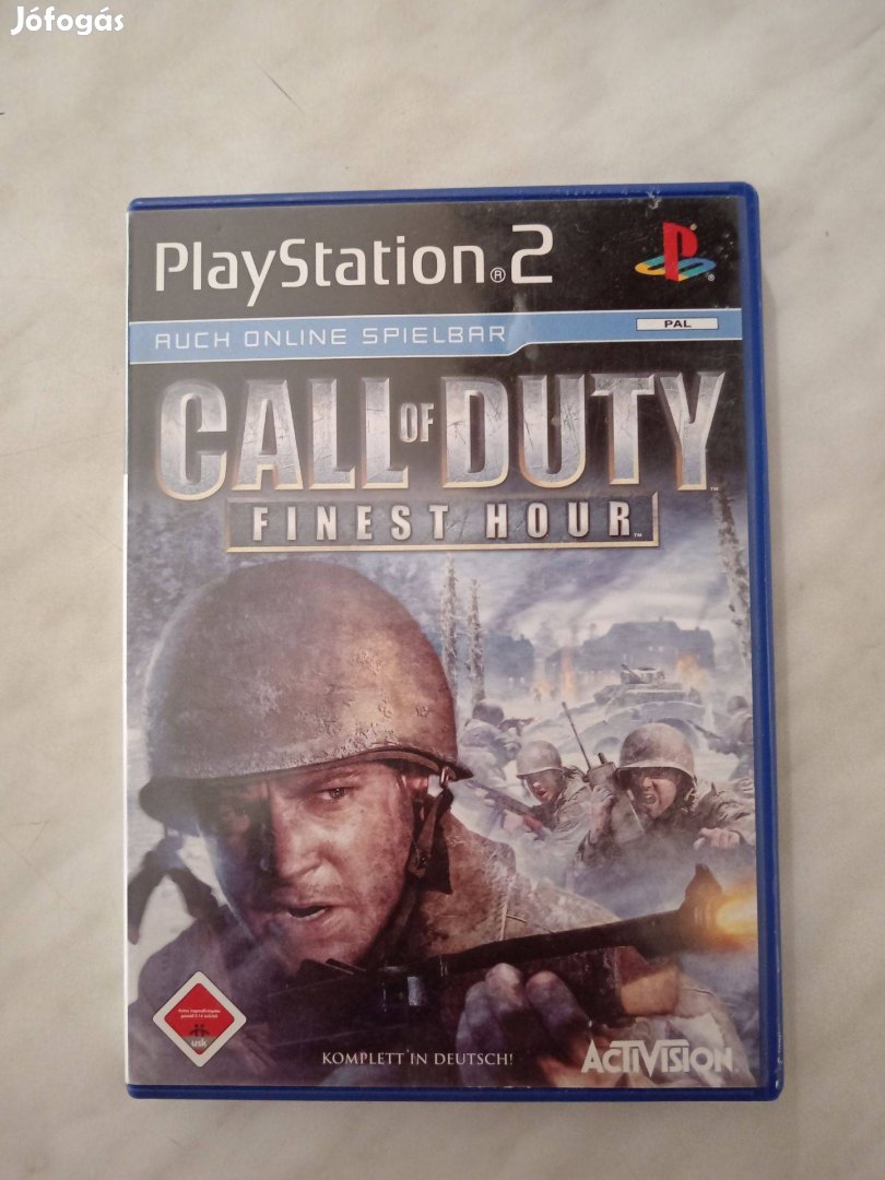 PS2 - CALL OF Duty Finest HOUR - Kecskemét, Bács-Kiskun