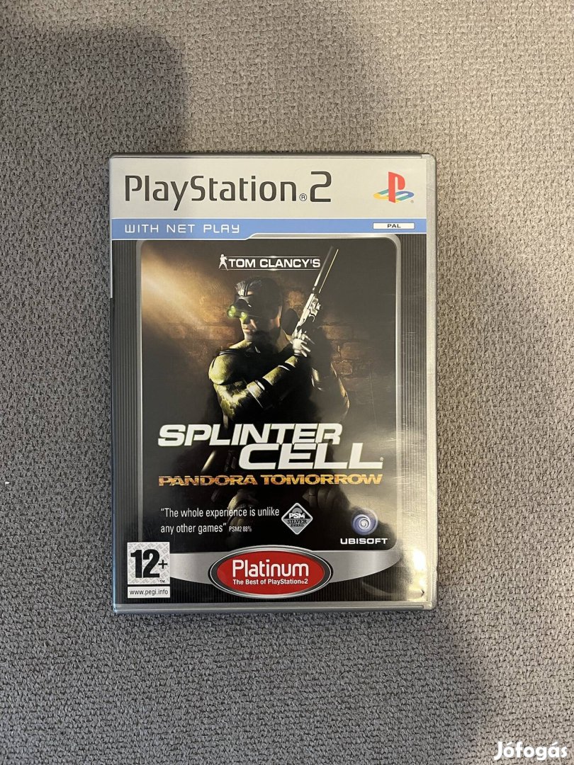 PS2 játék Tom Clancy's Splinter Cell (Pandora Tomorrow)