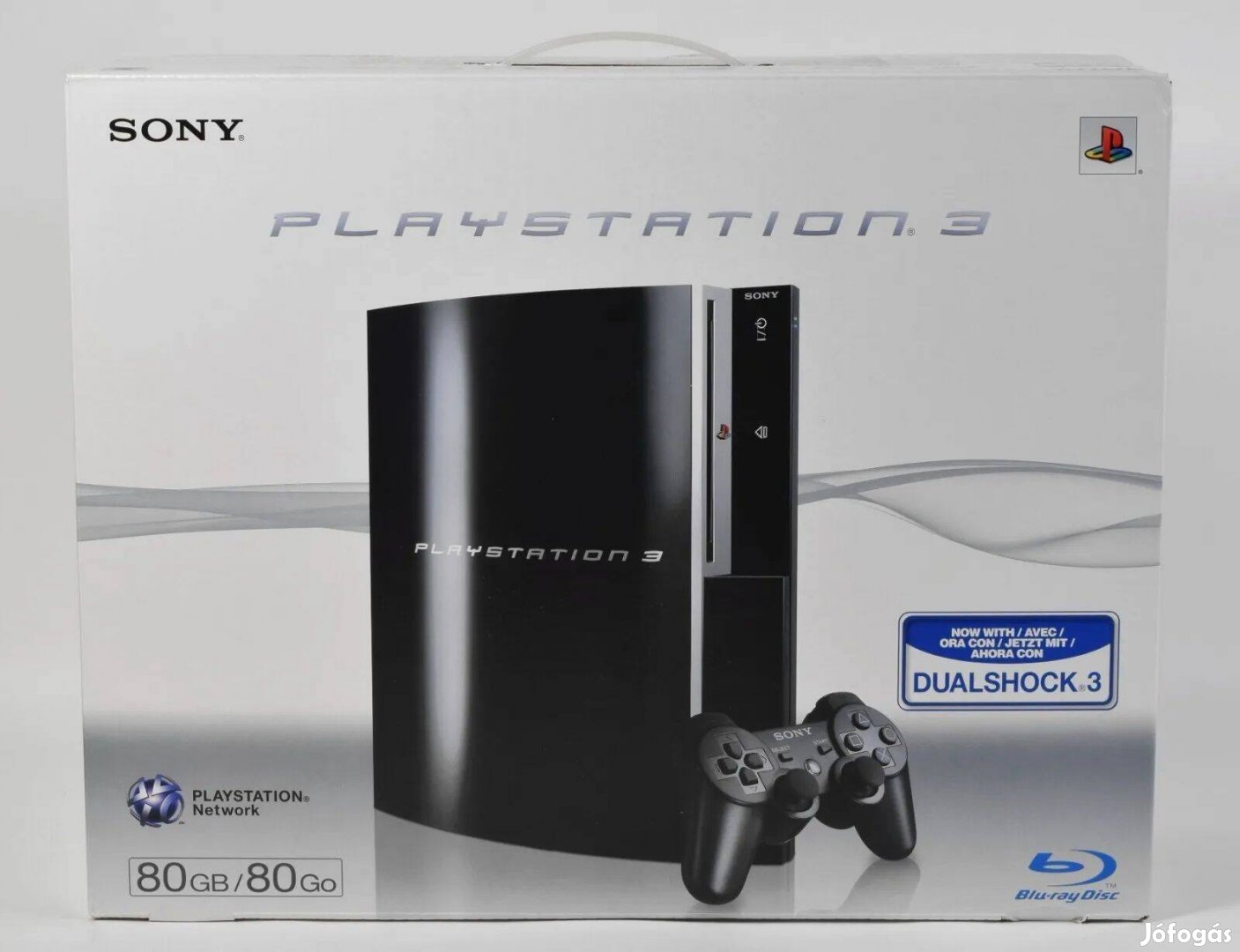 PS3 500 GB Hen 63 Játékkal Bolti Tartozék Doboz Cfw -Hen