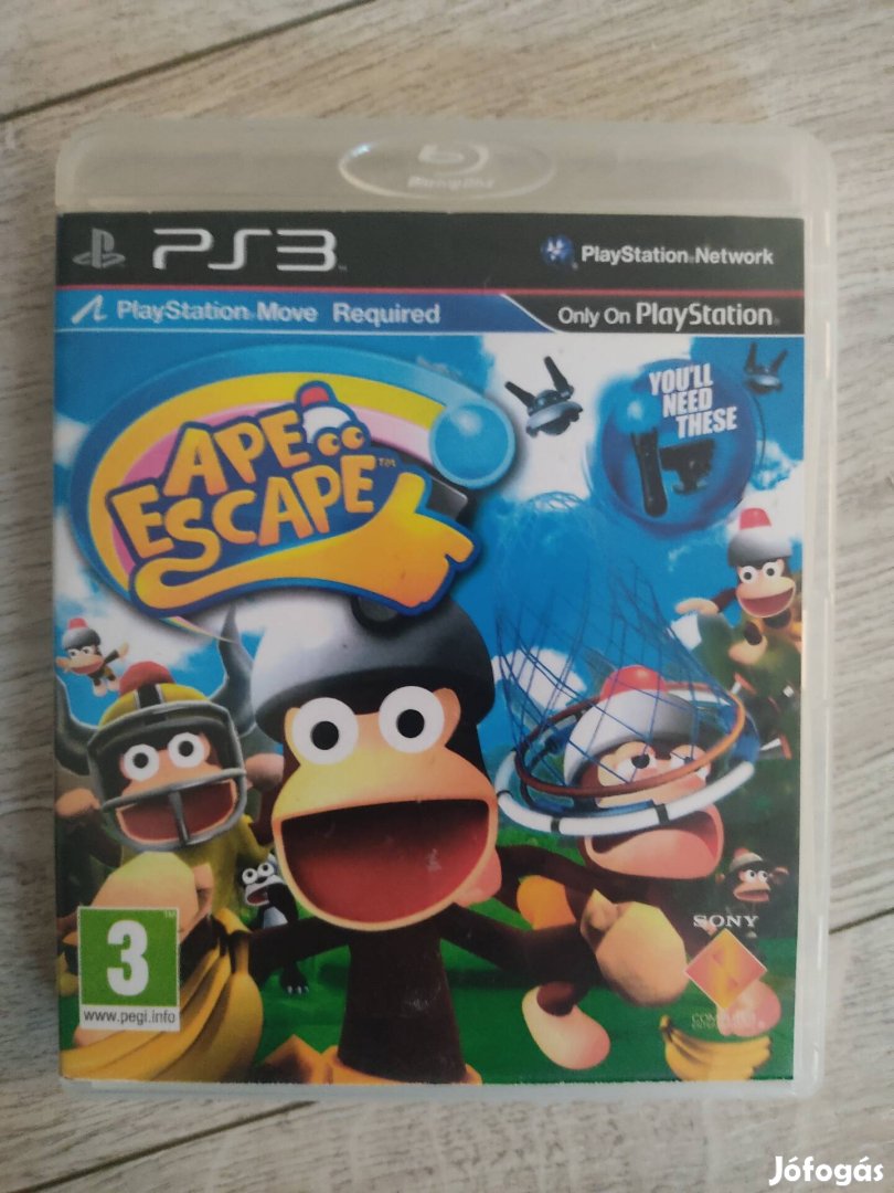PS3 Ape Escape Csak 4000!