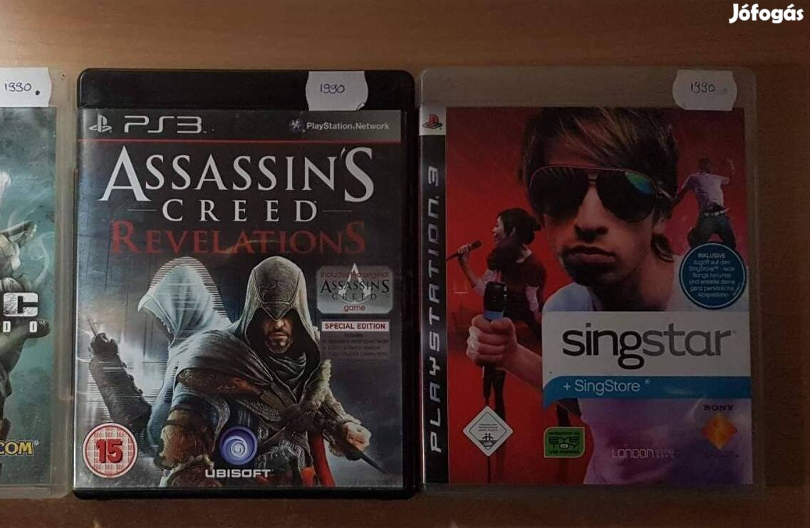 PS3 Assassin's Creed Revelations, Singstar játékok !