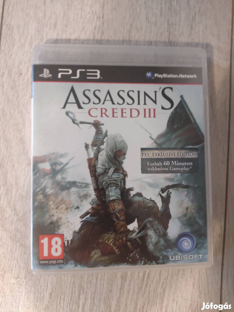 PS3 Assassins Creed 3 Csak 1500!