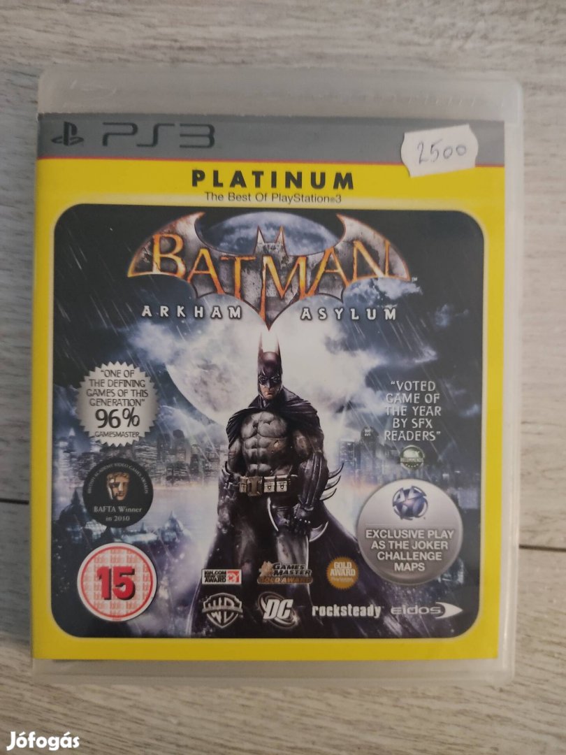 PS3 Batman Arkham Asylum Csak 2500