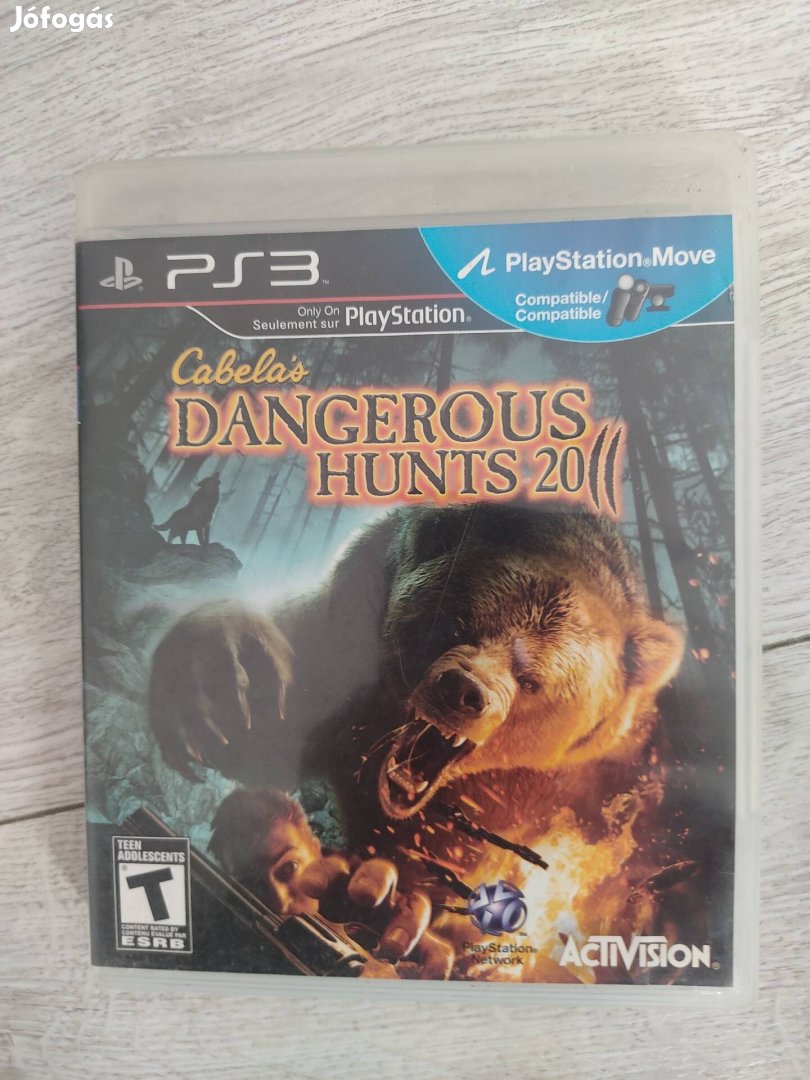 PS3 Cabelas Dangerous Hunts 2011 Ritka!