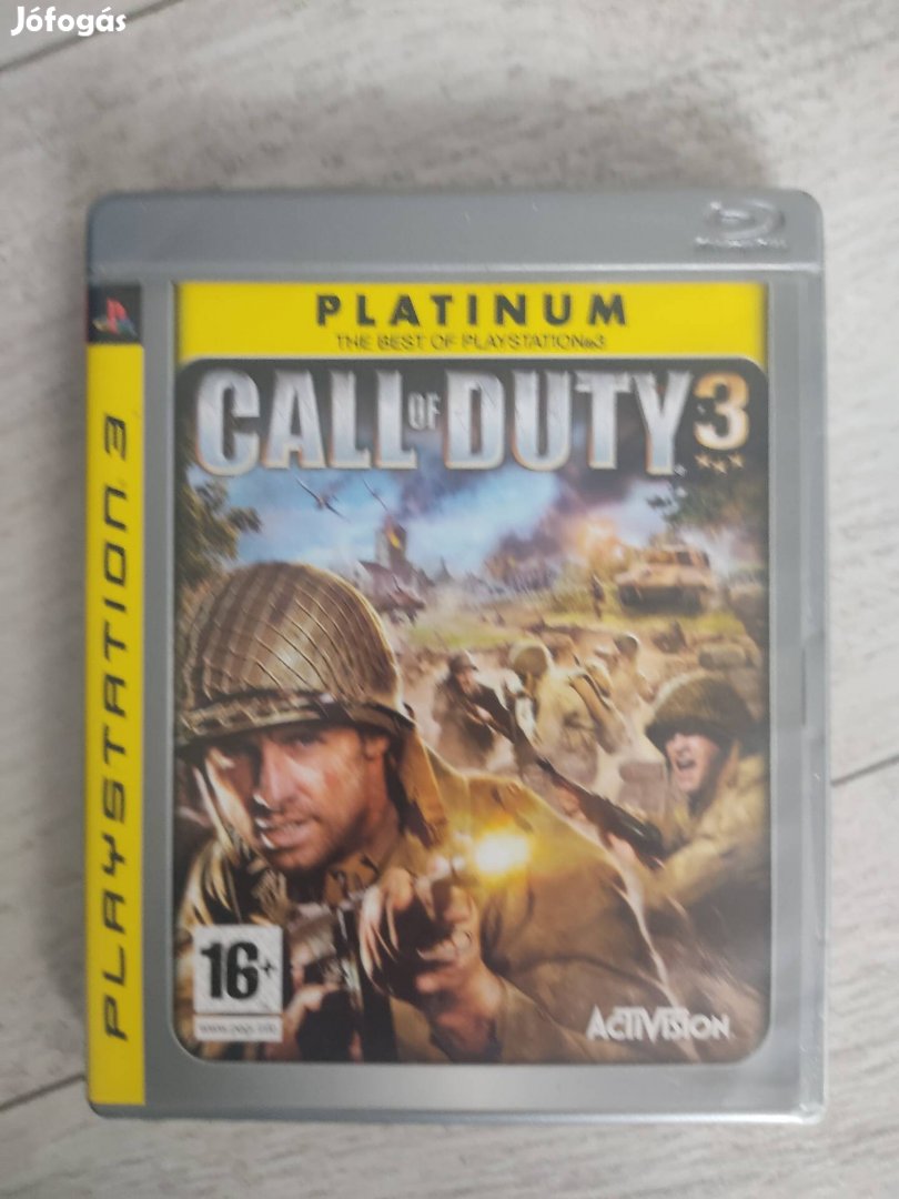 PS3 Call of Duty 3 Csak 3000!