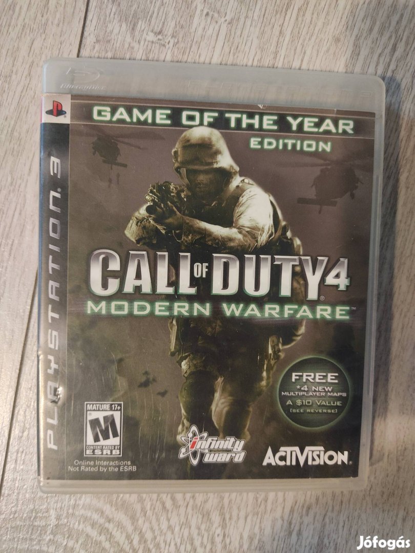 PS3 Call of Duty 4 Modern Warfare GOTY Csak 2500!