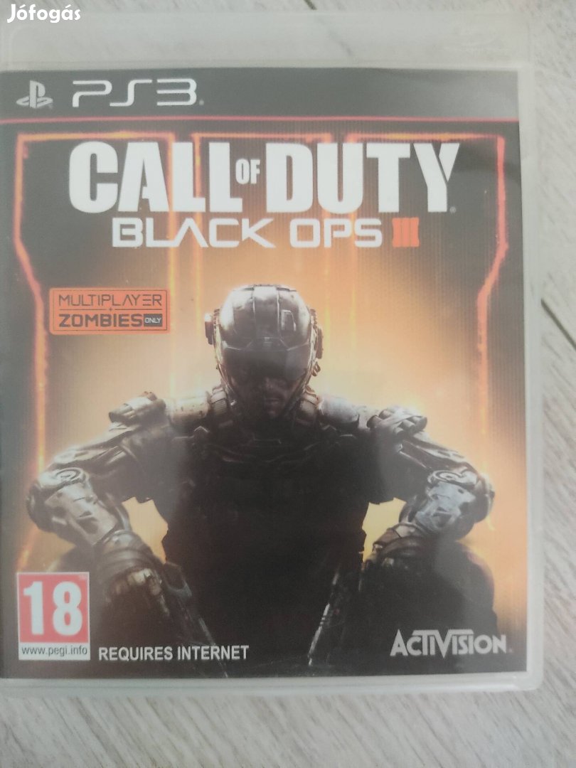 PS3 Call of Duty Black Ops 3 Csak 3000!