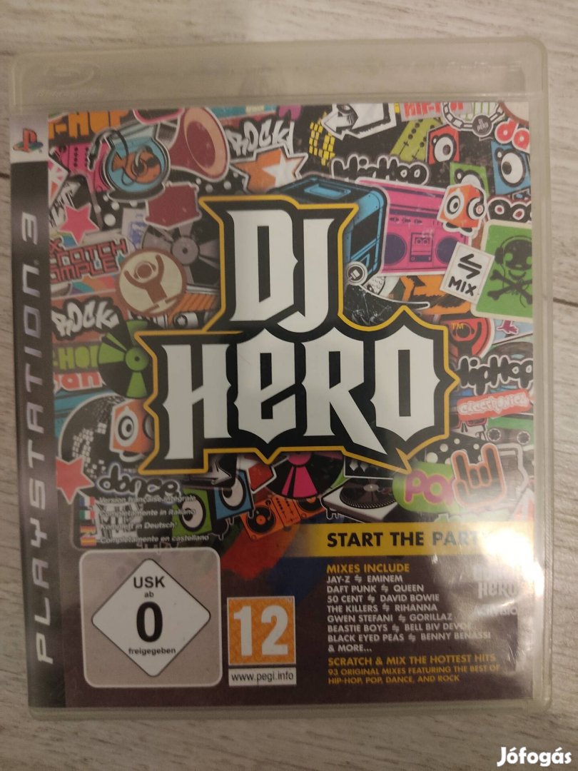 PS3 DJ Hero Csak 2000!