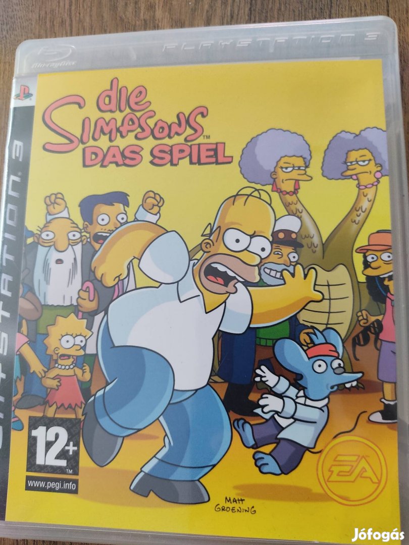 PS3 Die Simpsons Das Spiel Csak 3500!