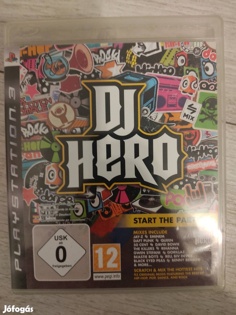 PS3 Dj Hero Csak 2000!