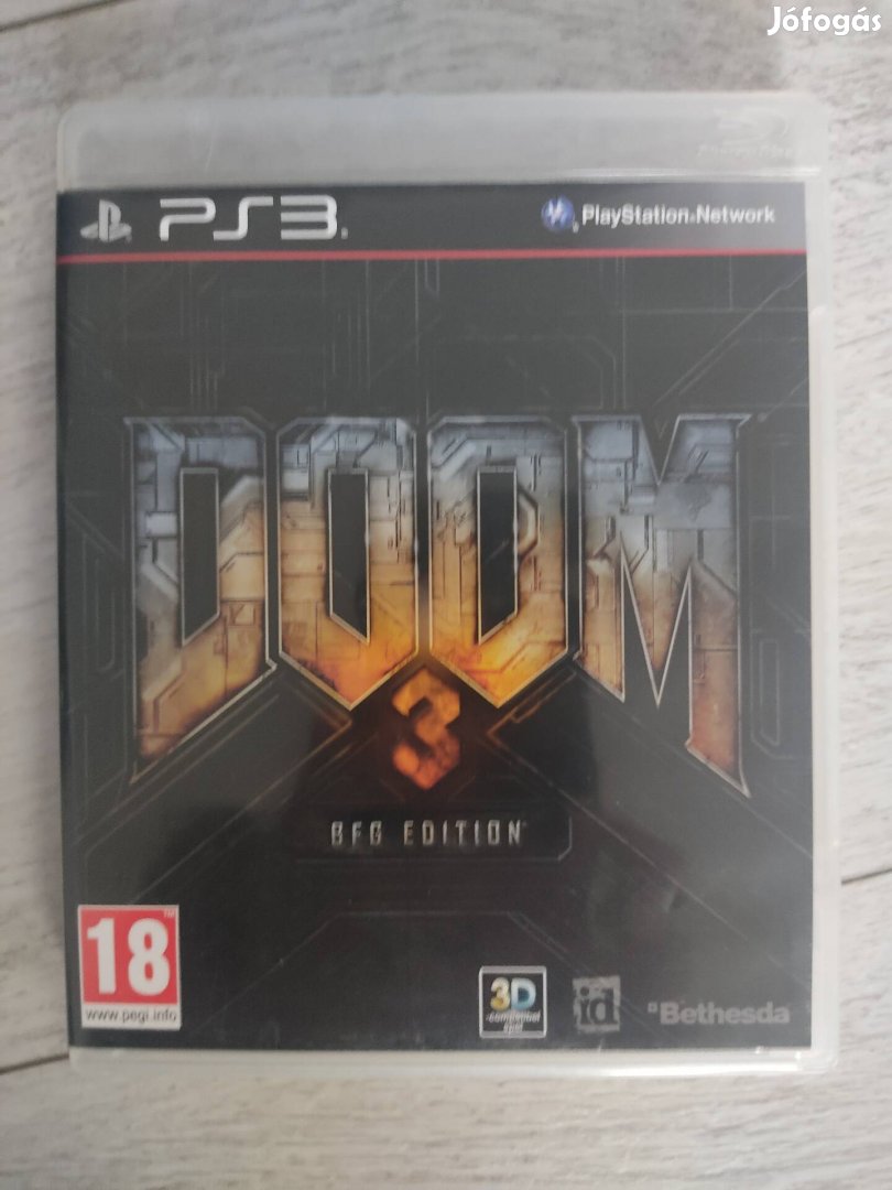 PS3 Doom BFG Ritka!