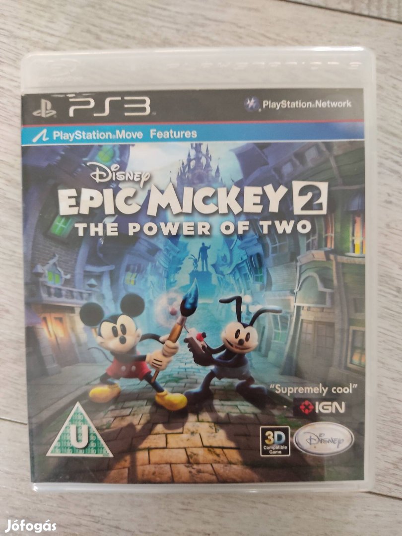 PS3 Epic Mickey 2 Ritka!