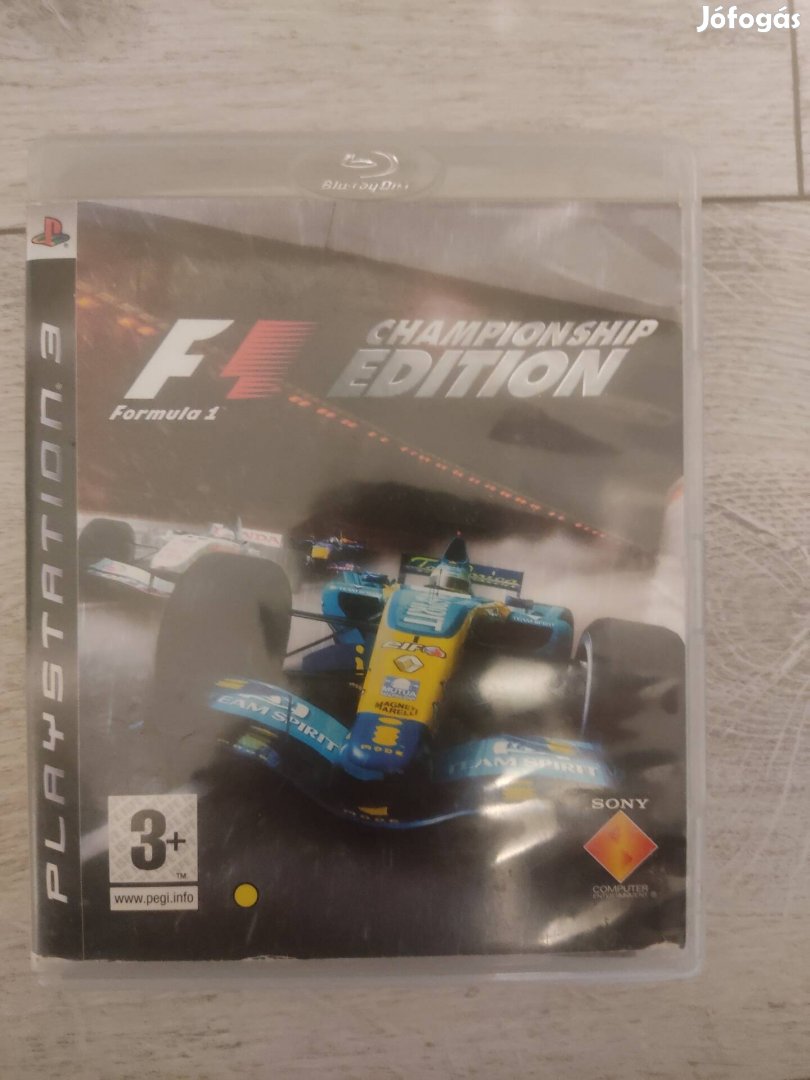 PS3 F1 Championship Edition Csak 2500!