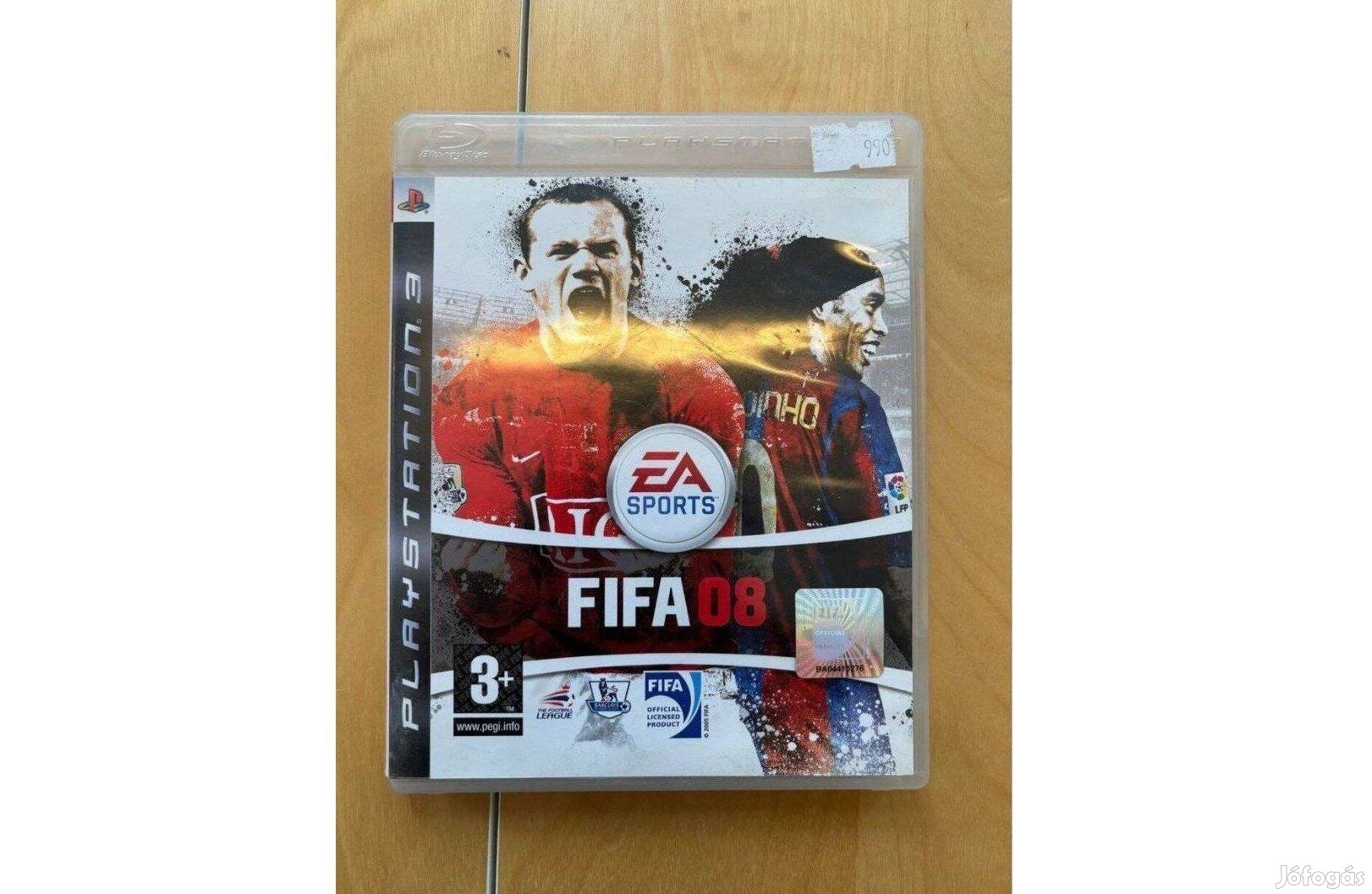 PS3 FIFA 08 játék