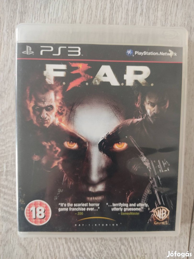 PS3 Fear 3 Ritka!