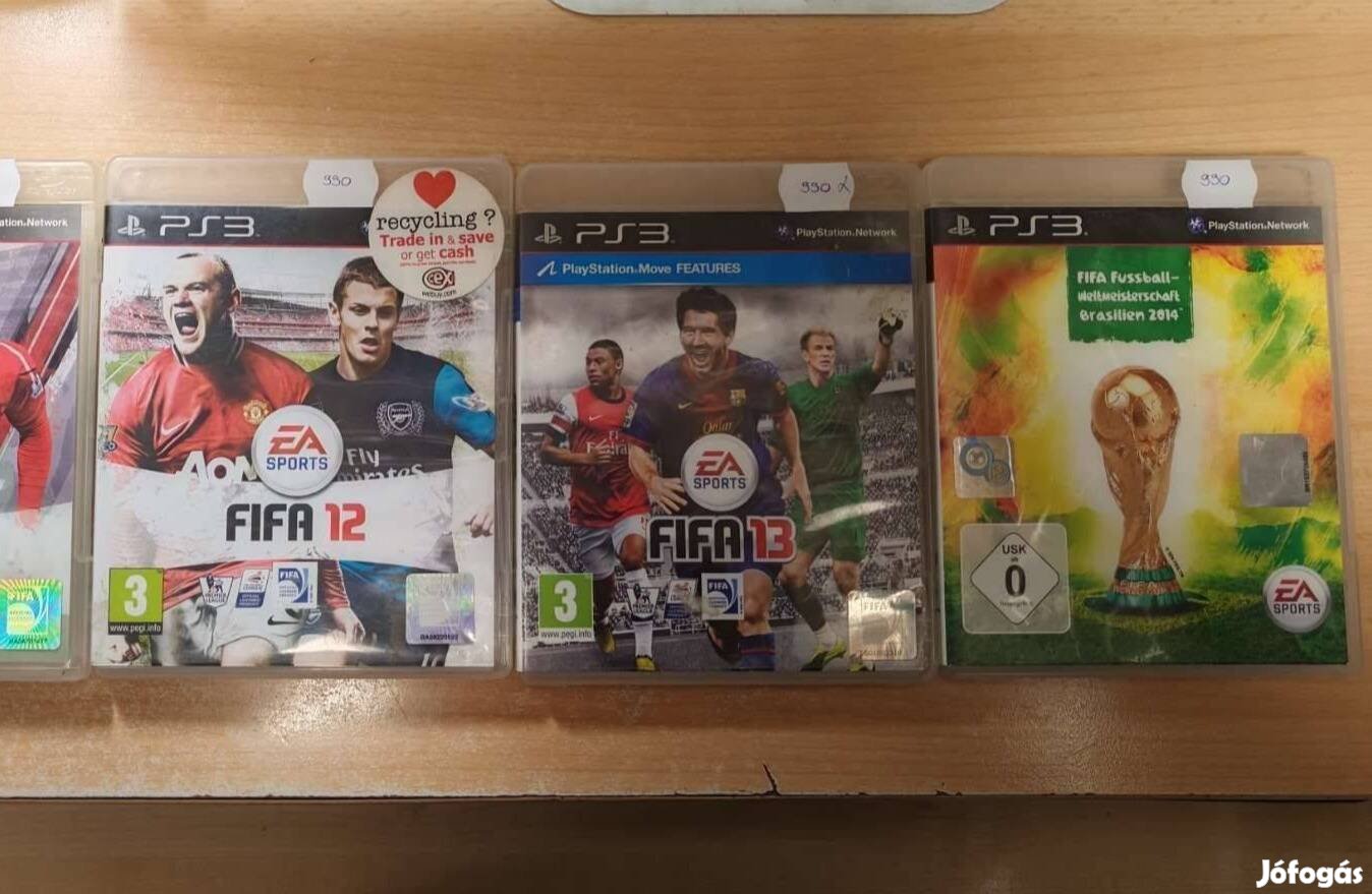 PS3 Fifa 12, Fifa 13, Fifa Would Cup 14 PS játékok !