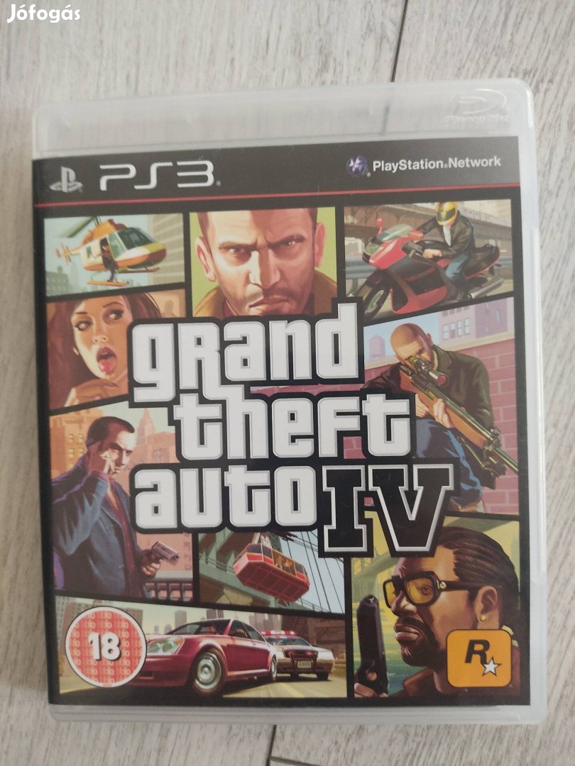 PS3 GTA 4 Full angol Térképpel Ritka!