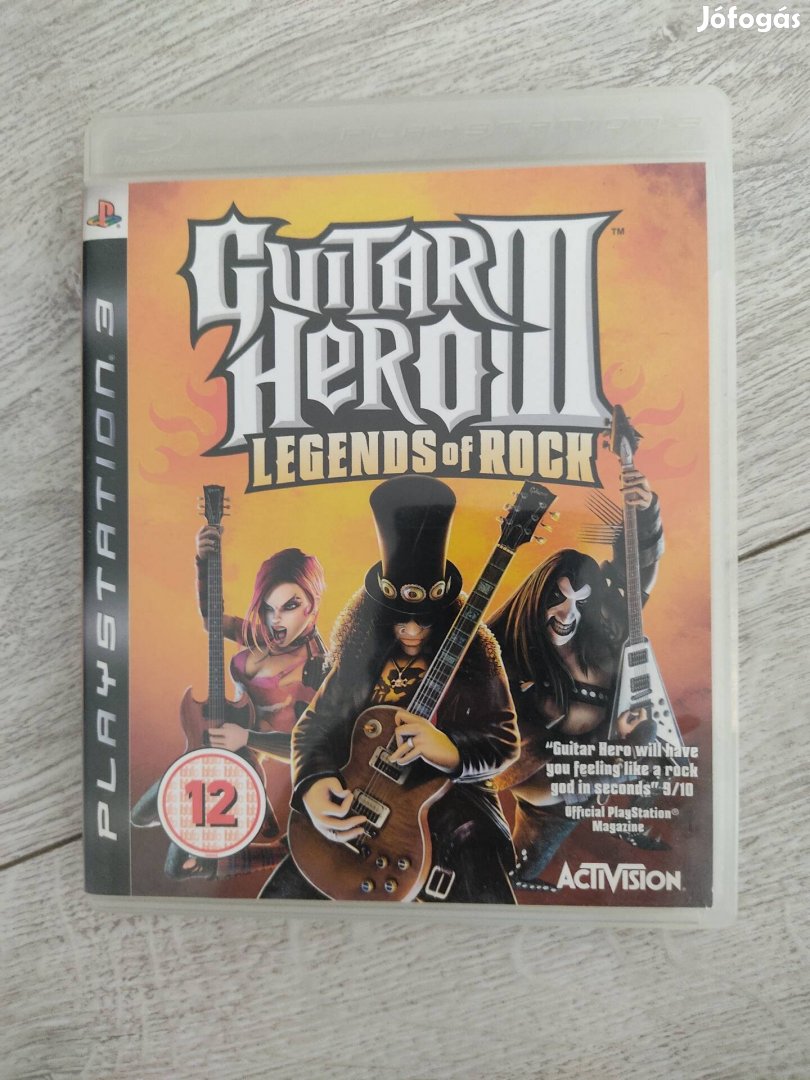 PS3 Guitar Hero Legends of Rock Csak 3000!