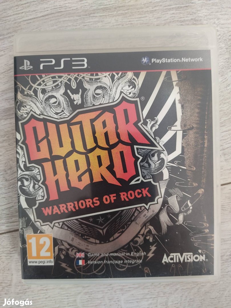 PS3 Guitar Hero Warriors of Rock Csak 3000!