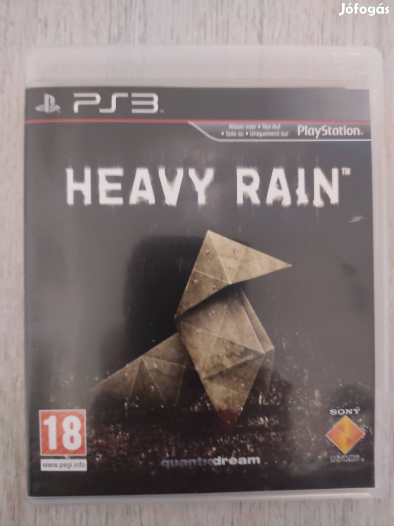 PS3 Heavy Rain Csak 1000!