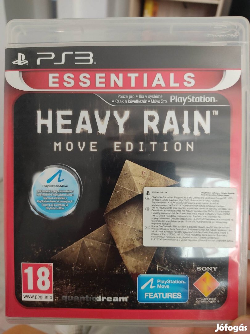 PS3 Heavy Rain Csak 1500!