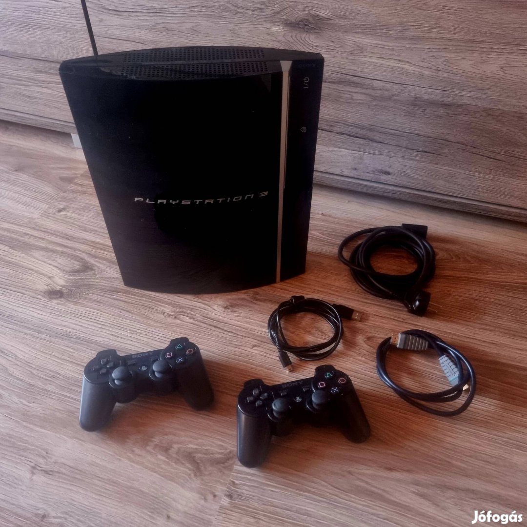 PS3 Hen /500GB /2 kontroller /30+ játék /HDMI